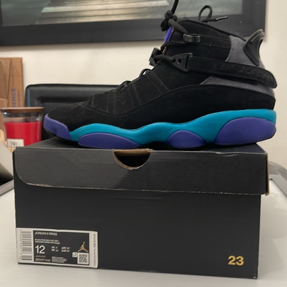 jordan 6 rings aqua